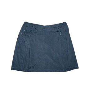 Antigua Size XL Black Sincher Side Golf Skort Tennis Pickleball Active